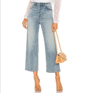 Free People Wales Wide Leg Cropped Jeans